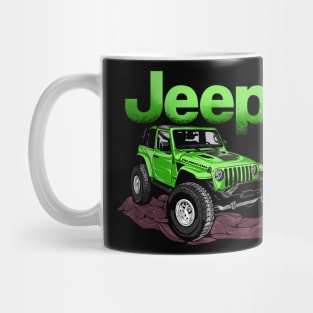 Rubicon jeep green Mug